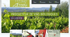 Desktop Screenshot of chateau-les-eydins.com